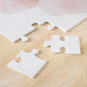 Roze Rose Legpuzzel (Zijkant)