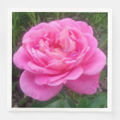 Roze Rose "Leonardo Da Vinci" Servet (Voorkant)