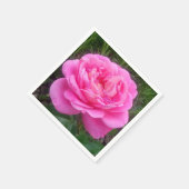 Roze Rose "Leonardo Da Vinci" Servet (Hoek)