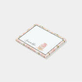  Roze Rose Macaroons Post-it® Notes (Schuin)