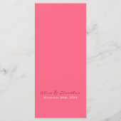 Roze Rose Menu (Achterkant)