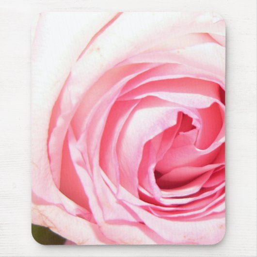 Roze Rose Mousepad Muismat (Voorkant)