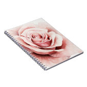 Roze Rose Notitieboek (Rechterzijde)