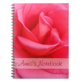 Roze Rose Notitieboek