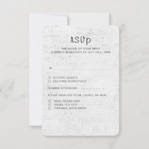 Roze Rose Oude Muur Stijl Dagboek Trouwen RSVP Kaartje