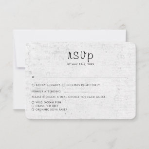 Roze Rose Oude Muur Stijl Dagboek Trouwen RSVP Kaartje