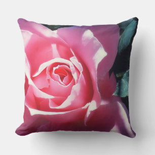 Roze Rose Outdoor Accent Kussen