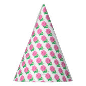 Roze Rose Party Pet Feesthoedjes (Links)