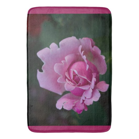 Roze Rose Petals Badmat (Voorkant Verticaal)