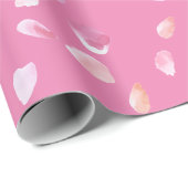 Roze Rose Petals Cadeaupapier (Rol Hoek)