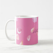 Roze Rose Petals Koffiemok (Links)
