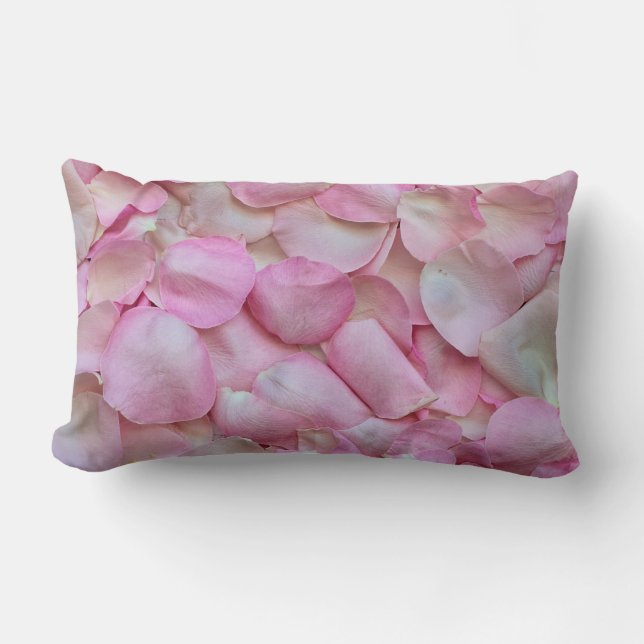 Roze Rose Petals Kussen (Voorkant)