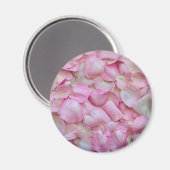 Roze Rose Petals Magneet (Voorkant / Achterkant)
