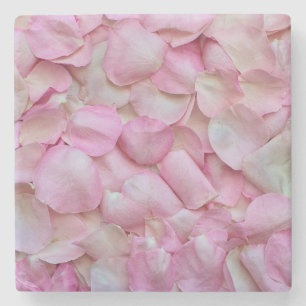 Roze Rose Petals Stenen Onderzetter