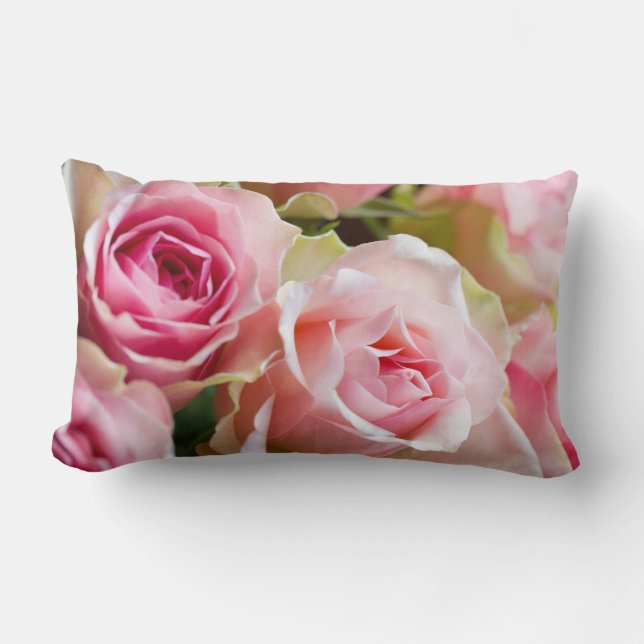 Roze Rose Pillow Kussen (Voorkant)