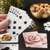Roze Rose Pokerkaarten (Insitu)
