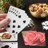 Roze Rose Pokerkaarten (Insitu)