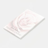 Roze Rose Post-it® Notes (Schuin)