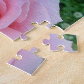 Roze Rose Puzzle Legpuzzel (Zijkant)
