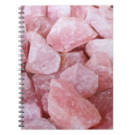 Roze Rose Quartz Crystal Love Notitieboek Journal