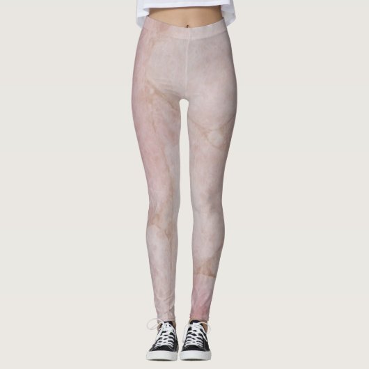Roze Rose Quartz-Leggings Leggings (Voorkant)