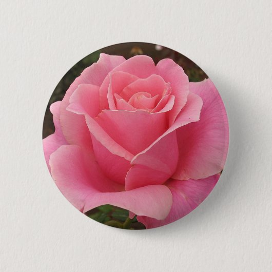Roze Rose Ronde Button 5,7 Cm (Voorkant)