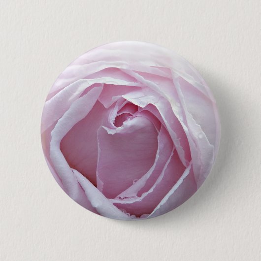 Roze Rose Ronde Button 5,7 Cm (Voorkant)