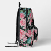 Roze Rose Rozen Waterverf Meisjes Rugzak (Links)