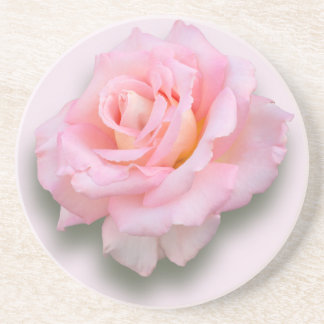 Roze Rose "Scentsation" Zandsteen Onderzetter