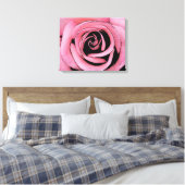 Roze Rose schets ontwerp Canvas Afdruk (Insitu (Slaapkamer))