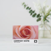 Roze Rose Visitekaartje (Staand voorkant)