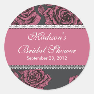  Roze Rose Vrijgezellenfeest Sticker