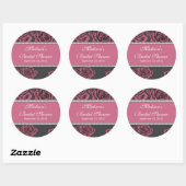  Roze Rose Vrijgezellenfeest Sticker (Vel)