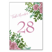 Roze Rose Wedding Floral Pastel Spring Kaart (Voorkant)