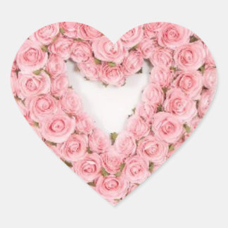 Roze Rose Wreath Sticker voor elke gelegenheid