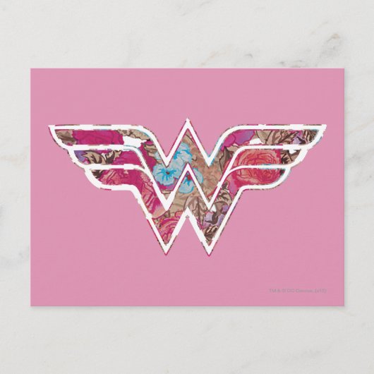 Roze Rose WW Briefkaart (Voorkant)