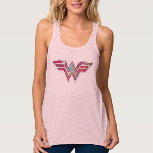 Roze Rose WW Tanktop (Voorkant)