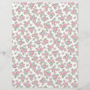 roze rosebud-artikelen en Craft scrapbook papier