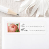 Roze Rosebud Custom Gift Label Labels (Insitu)