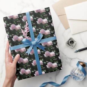 Roze rosebuds cadeaupapier