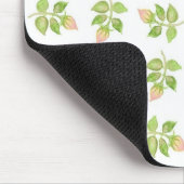   roze rosebuds Mousepad Muismat (Hoek)
