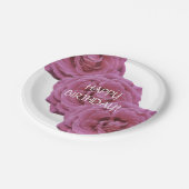Roze Roses Birthday Paper Bord (Gekanteld)