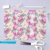 Roze Roses Floral Tissuepapier (Craft)
