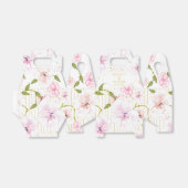 Roze Roses Gepersonaliseerd huwelijk Bedankdoosjes (Uitgevouwen)