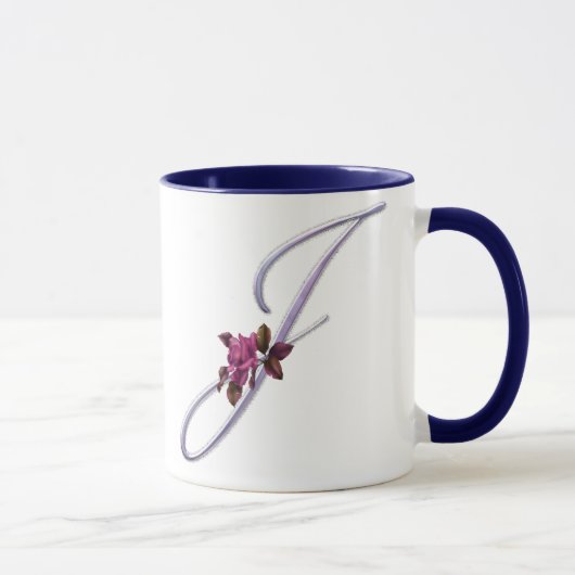 Roze Roses Monogram J Mok (Rechts)