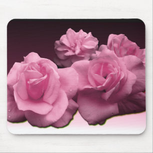 Roze Roses Mousepad Muismat