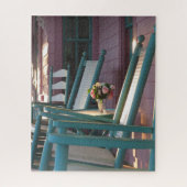 Roze Roses Sunrise - Martha's wijnwerf Legpuzzel (Verticaal)