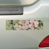 Roze Roses Van Gogh Fine Art Bumpersticker (Op auto)