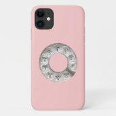Roze Rotary iPhone 11 Hoesje (Achterkant)