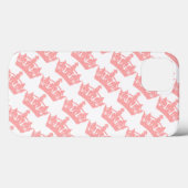Roze Royal Crown British Case-Mate iPhone Case (Achterkant (horizontaal))